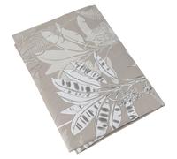 Drap plat 240x310 cm en satin de coton CAYENNE beige ficelle