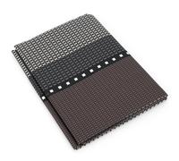 Drap plat 240x310 cm satin de coton ENZO noir
