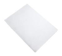 Drap plat 270x300 cm mousseline de coton MILOS blanc neige