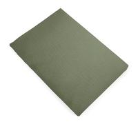 Drap plat 270x300 cm mousseline de coton MILOS vert mousse