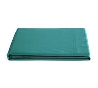 Drap plat 270x300 cm percale de coton MANOIR vert Canard