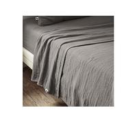 AltoBuy OUREA - Drap Plat 270x300cm Gaze de Coton Granit