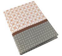 Drap plat 280x310 cm percale 100% coton longues fibres GABIN marron