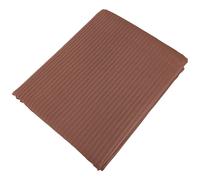 Drap plat 280x325 cm en 100% satin de coton GRAND HÔTEL marron