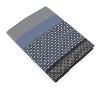 Drap plat 280x325 cm percale 100% coton MARLOW acier