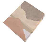 Drap plat 280x325 cm percale de coton LAND CRAIE multicolore