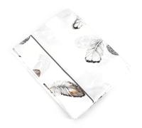 Drap plat 280x325 cm Percale pur coton PLUMES