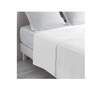 Drap Plat en Coton Biolina 180x290cm Blanc