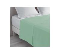 Drap plat Biolina en coton biologique sauge 240x300