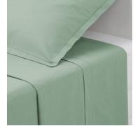 Atmosphera - Drap en Coton - Vert céladon - 180x290 cm