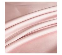 Drap Plat de Couleur Unie Drap de lit en Soie de mûrier Naturel King Queen Size Luxe Drap de lit Confortable Super Doux (Color : Light Pink, Size : 250x270cm)