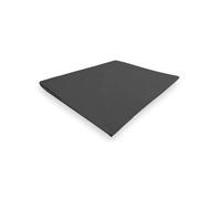 Drap Plat En Coton 180x290 Cm Percale Anthracite, Par Soleil D'ocre