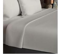 Drap plat en coton 57 fils 180x290 cm UNI lin, par Soleil d'ocre