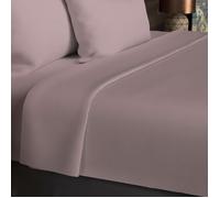 Soleil d'ocre, Drap Plat, Coton 57 Fils, Rose, 240x290 cm