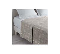 Drap plat en coton "Aristide" - Beige - 180 x 290 cm