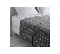 Drap plat en coton "Aristide" - Gris anthracite - 180 x 290 cm