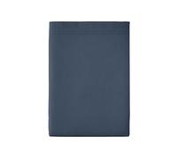 Drap Plat en Percale de Coton, Première, Bleu Nuit, 270x300 cm, Essix