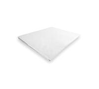 Drap Plat En Polycoton 280x300 Cm Percale Blanc, Par Soleil D'ocre