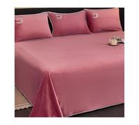 Drap Plat Flanelle 2 Personnes 180x230cm à 350x250cm Ultra Doux Luxueux Confortable et Chaud en Peluche Polaire for l'automne et l'hiver(Pink,300x250cm)