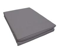 Douceur d'Intérieur – Drap plat Lina – 180 x 290 cm – 100% coton – Gris souris