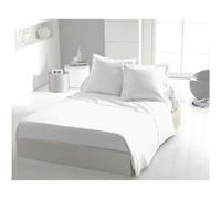 Drap plat - HOME LINGE PASSION - 180 x 290 cm - 1 personne - Blanc Blanc G