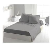 Drap Plat - Home Linge Passion - 180 X 290 Cm - 1 Personne - Gris Clair gris clair G
