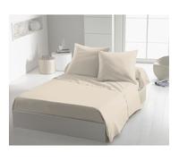 Drap plat - HOME LINGE PASSION - HP72098 - Microfibre 82 g - 180 x 290 cm - Beige ivoire