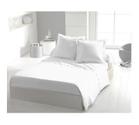 Drap plat - HOME LINGE PASSION - Microfibre 82 g - 240 x 300 cm - Blanc