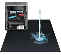 Drap Plat imperméable Noir (150 x 150 cm) surmatelas antidérapant avec adhérence renforcée, Housse de Protection, Compatible avec Les Produits de Massage à Base d'huile, d'eau et de Silicone.