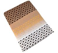 Drap plat imprimé 180x290 cm 100% coton NIAGARA marron Châtaigne