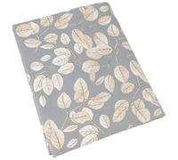 Drap plat imprimé 180x290 cm en 100% percale de coton LISON gris
