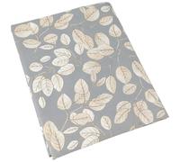Drap plat imprimé 280x310 cm en 100% percale de coton LISON gris