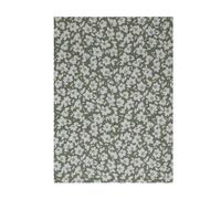 Drap Plat imprimé en Lyocell, Emma, 240 x 300cm, Origin, Vert Kaki