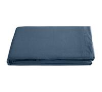 Drap plat lin et coton 270x300 cm collection OPERA bleu ardoise