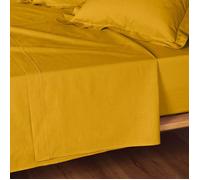 Douceur d'Intérieur Drap plat Lina Curry 240 x 300 cm 100% coton