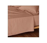 Douceur d'Intérieur Drap plat Lina 240 x 300 cm Rose Blush