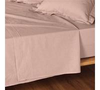 Drap Plat "Lina" 240x300cm Rose Rose G