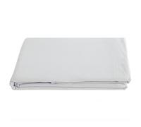 Drap plat PALACE pur coton lavé 270x290 cm uni blanc neige
