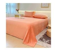 Drap Plat Polaire Flanelle 1 2 Personnes 160x230cm 240x250cm 240x270cm pour Lit 90-100cm 180cm 200cm Douce Et Chaude(Jade,240x270cm)