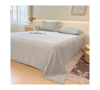 Drap Plat Polaire Flanelle 1 2 Personnes 160x230cm 240x250cm 240x270cm pour Lit 90-100cm 180cm 200cm Douce Et Chaude(Light Gray,240x270cm)