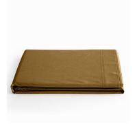 Drap plat ""Prémium"" pour lit 1 place & 2 places - 240x300 - Prémium Caramel