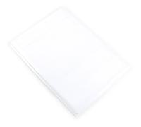 Drap plat uni 180x290 cm percale PRIMO Blanc