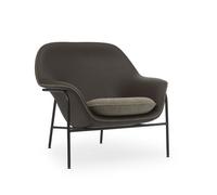 Drape Fauteuil lounge Low Normann Copenhagen Noir - 5715396004185