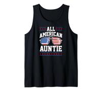 Drapeau américain Patriotique All-American Auntie USA 4 Juillet Débardeur