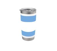 Drapeau civil de l'Argentine Argentine Bandera Argentine Gobelet isotherme en acier inoxydable double paroi