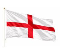 Drapeau d'Angleterre - Drapeau Coupe du monde 2026 - Article de supporter - Polyester résistant et œillets métalliques - Coupe du monde (Angleterre, 90 x 150 cm)