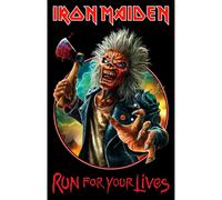 Razamataz Iron Maiden Run for Your Lives Flag Textile Affiche Size One Size