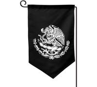 Drapeau de jardin avec aigle du Mexique, 32 x 46 cm, bannière décorative de bienvenue pour la famille, décoration extérieure pour boîte aux lettres, ornements de fête, impression recto verso, taille u