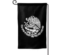 Drapeau de jardin avec aigle du Mexique, 32 x 46 cm, bannière décorative de bienvenue pour la famille, décoration extérieure pour boîte aux lettres, ornements de fête, impression recto verso, taille u
