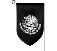 Drapeau de jardin avec aigle du Mexique, 32 x 46 cm, bannière décorative de bienvenue pour la famille, décoration extérieure pour boîte aux lettres, ornements de fête, impression recto verso, taille u